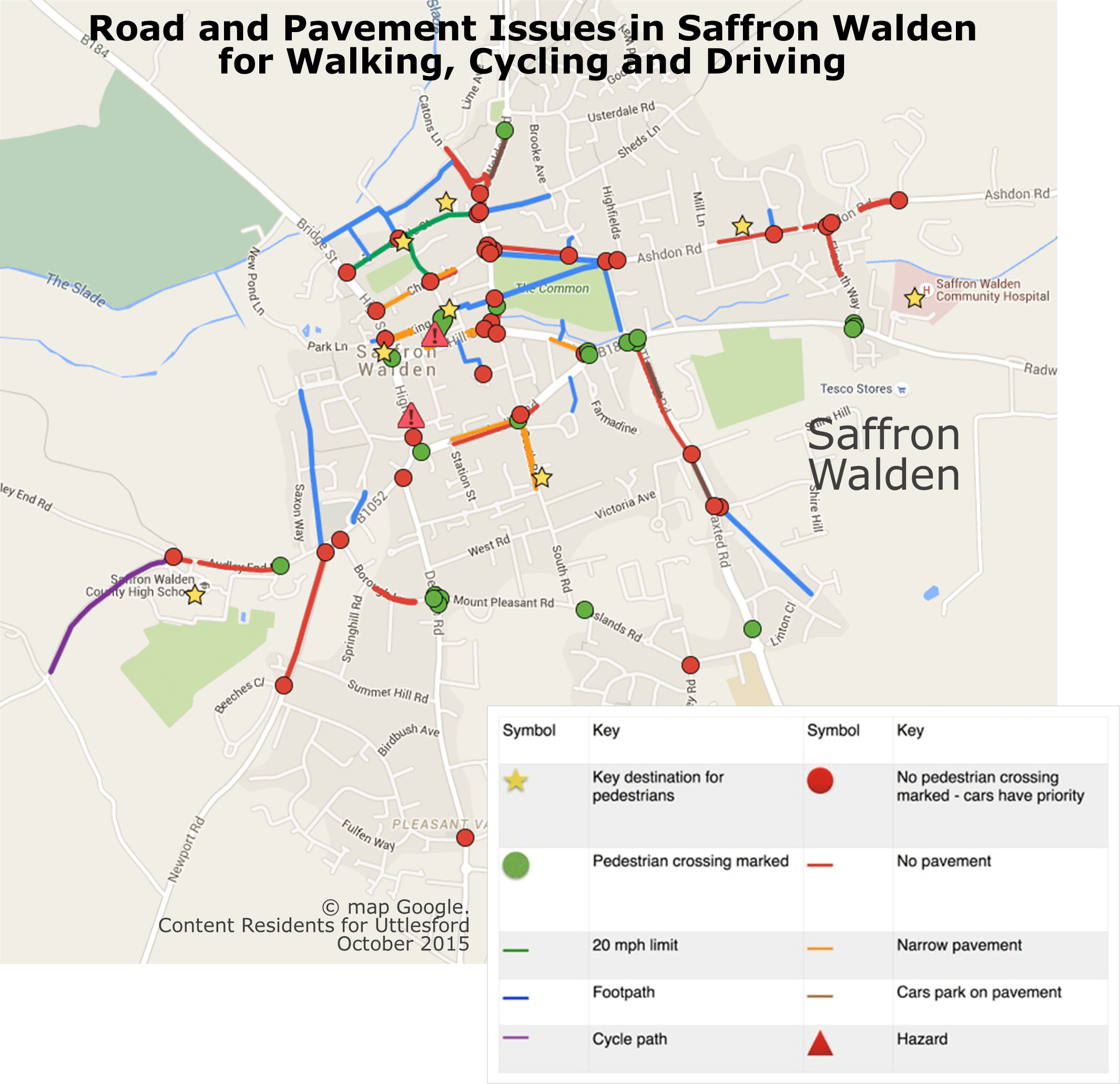 R4U launches bid to prioritise ECC improvements to Saffron Walden’s pavements and roads Press